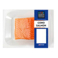 Santa Monica Seafood Coho Salmon Portion Skin On - 1 Pound
